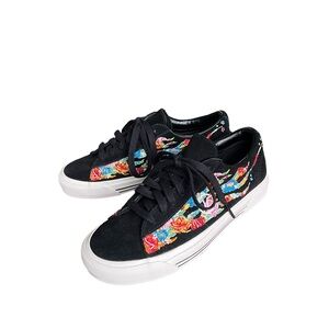 Vans Sid Dx Anaheim Factory Flower Flame Black Mens 5 Womens 6.5 Like New RARE